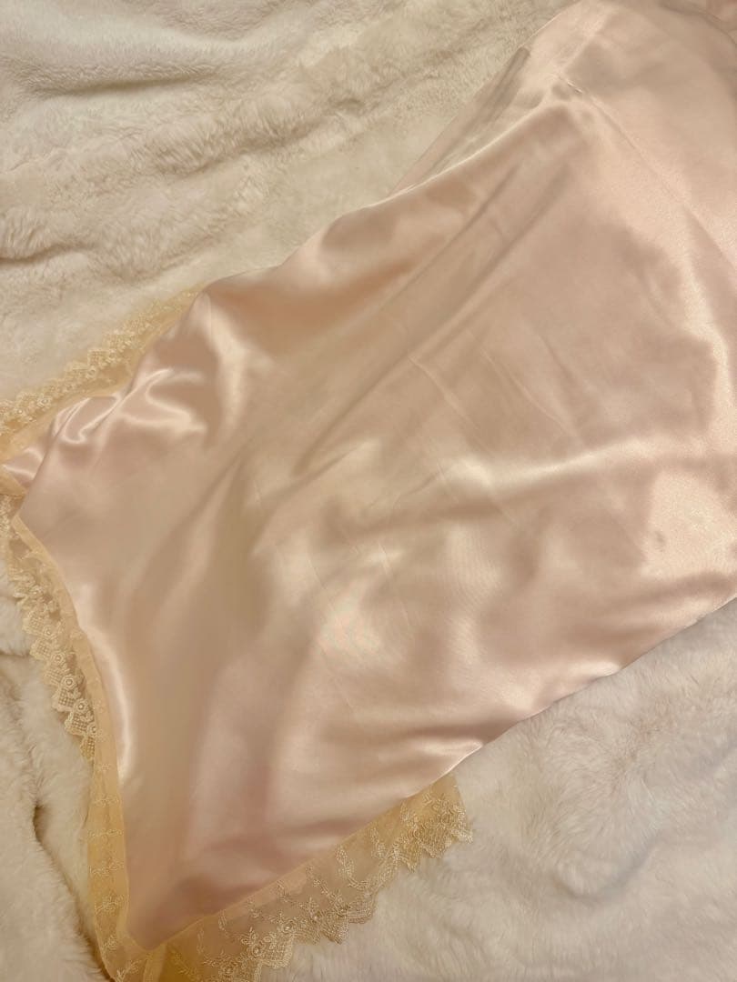 ペリキュール ໒꒱·̩͙サテンギャザーロングop