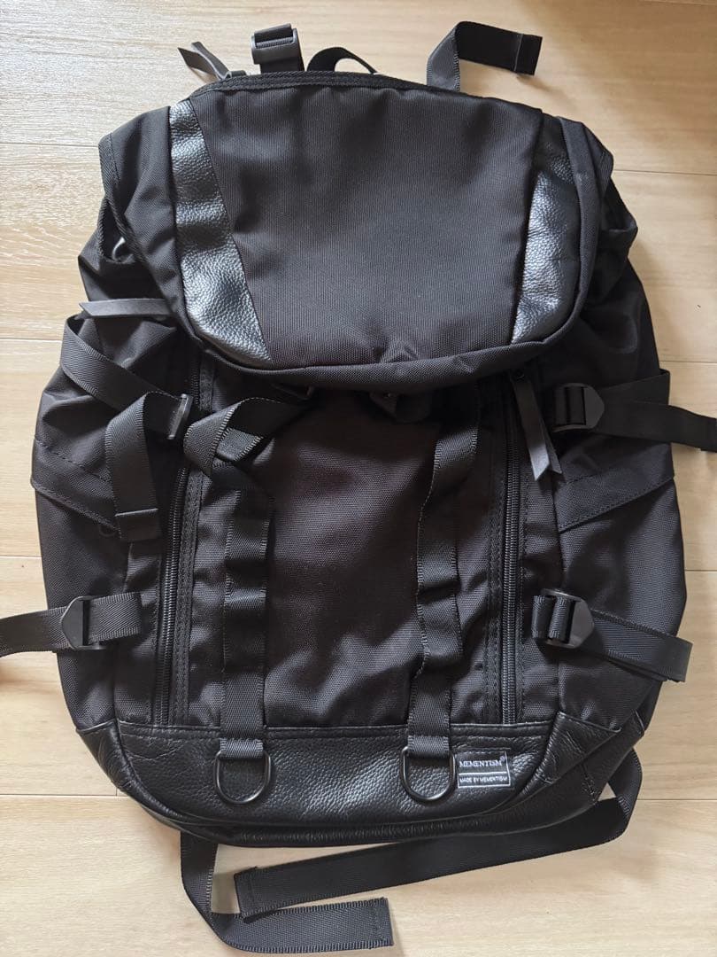 横浜流星着用 MEMENTISM 底レザーリュック　メメントイズム