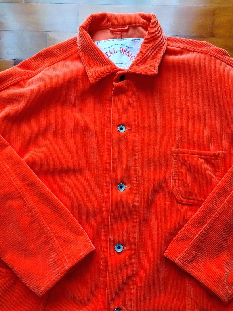 NATAL DESIGN ■ コーデュロイ ジャケット ■ L ■ オレンジ