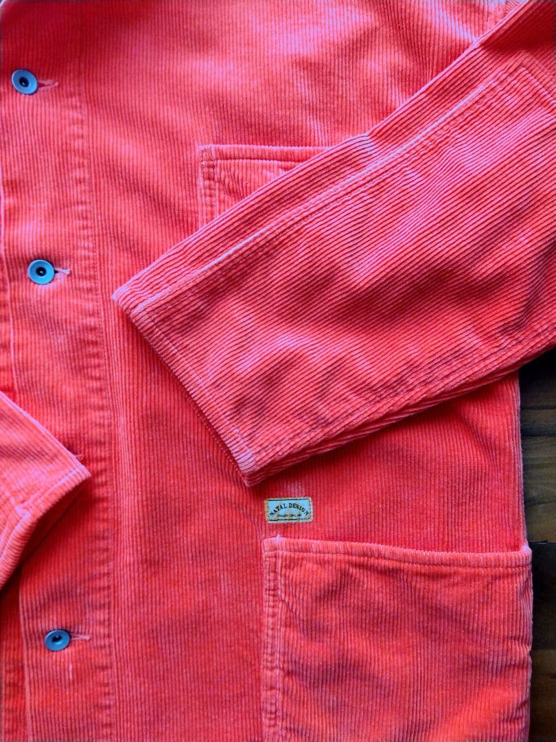 NATAL DESIGN ■ コーデュロイ ジャケット ■ L ■ オレンジ
