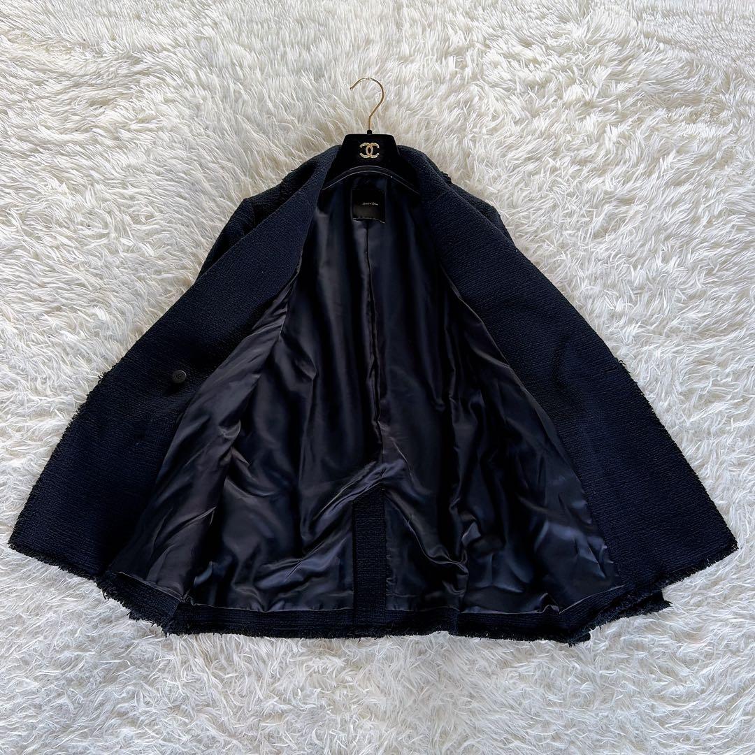 完売人気✨美品【Spick & Span】ツイードダブルジャケット パール 38