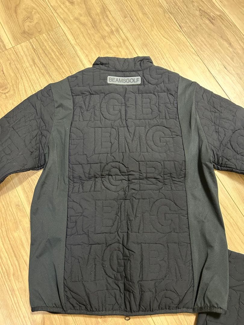 ビームスゴルフレディースウェアキルティング中綿ブルゾンスカートブラック