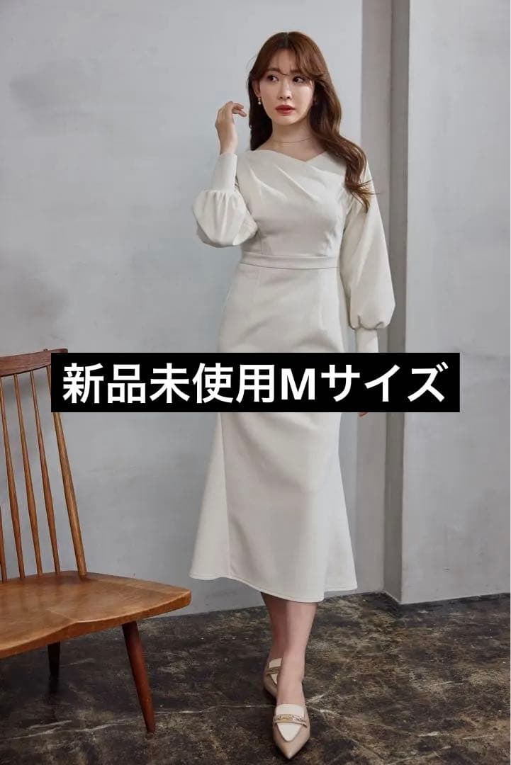 ワンピース Tucked Mermaid Ponte Dress herlipto