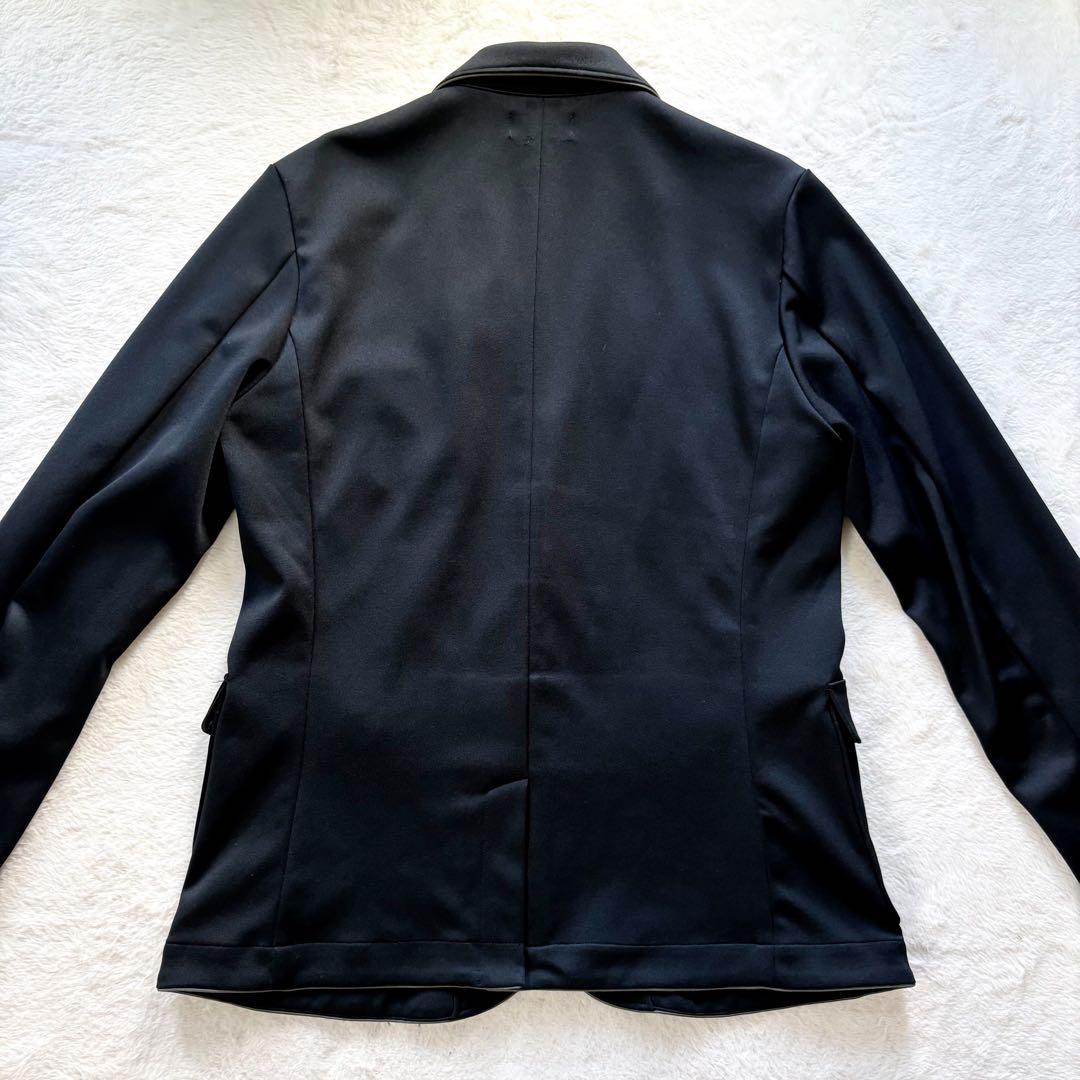 フレッドペリー　テーラードジャケット　ジャージ素材　黒　XL 大きいサイズ