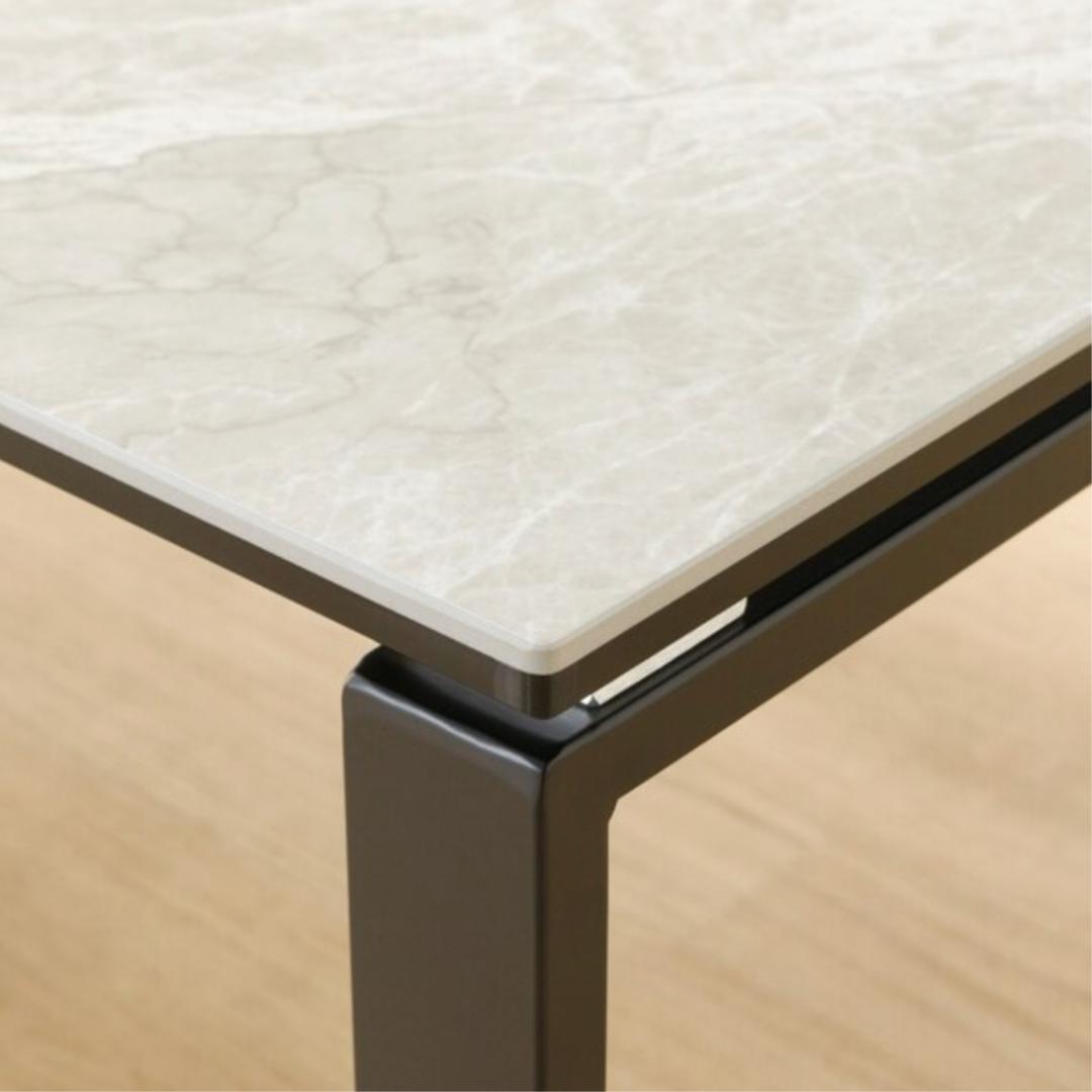 センターテーブル(セーラル120 CHN GY) 大理石調