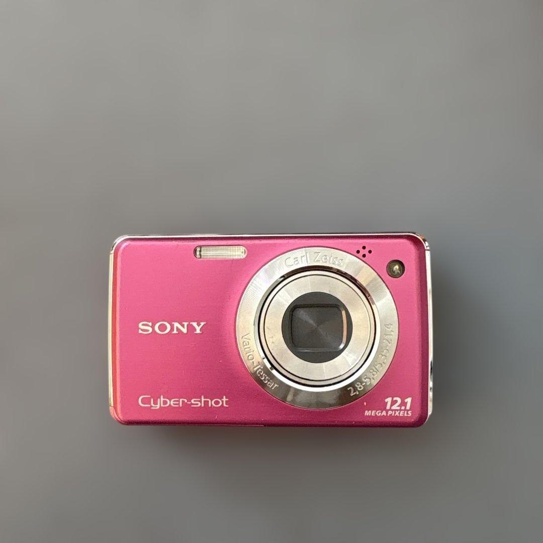 動作未確認 Sony Cyber-shot 12.1 DSC-W220 ピンク