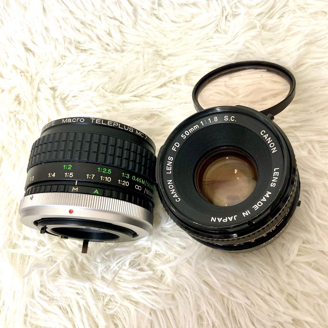 【最終セール中✨】Canon A-1 フィルム カメラ レンズ　一眼レフ