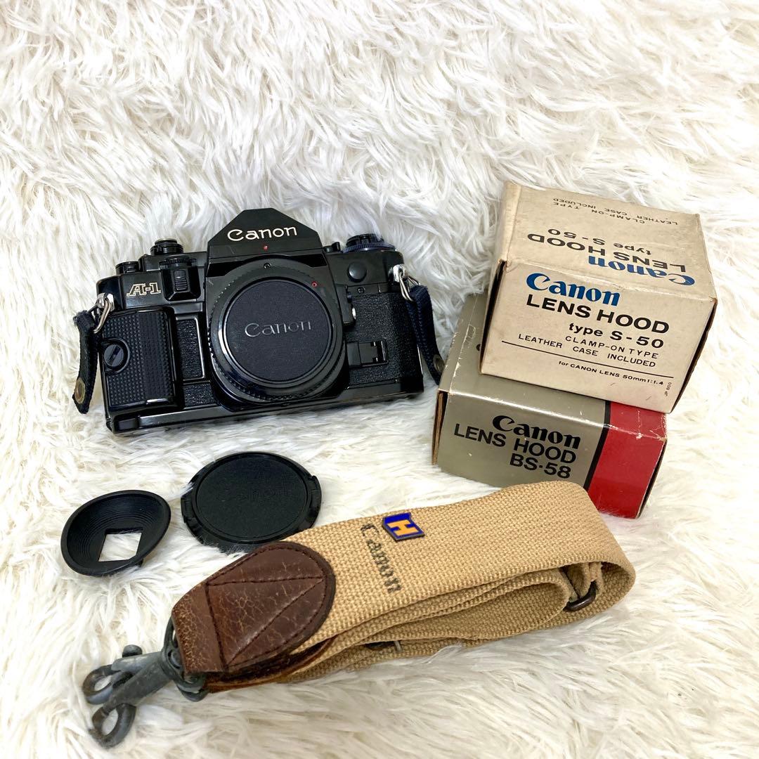 【最終セール中✨】Canon A-1 フィルム カメラ レンズ　一眼レフ