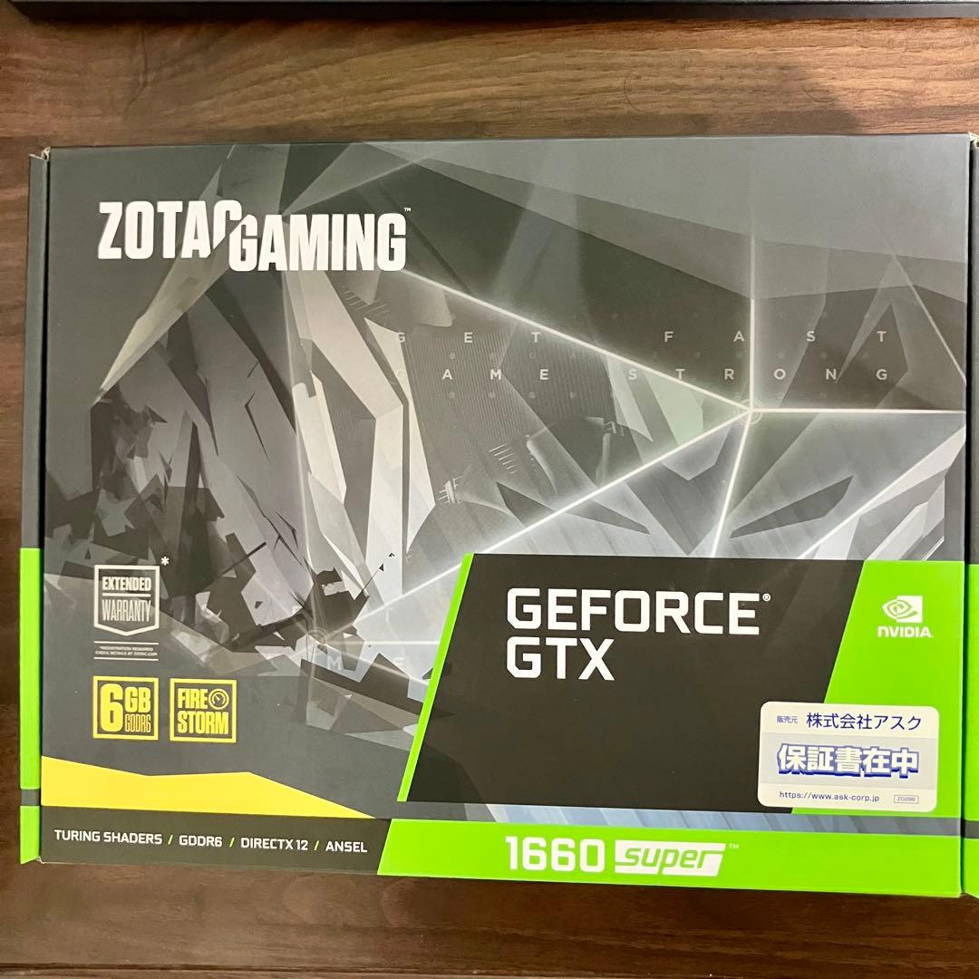 ZOTAC GTX 1660 Super 6GB グラフィックボード