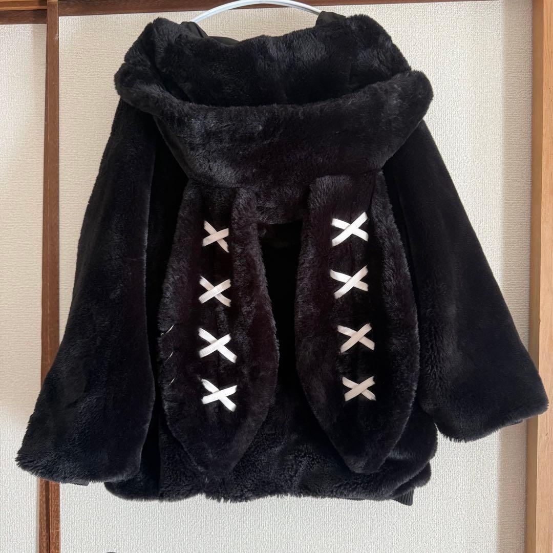 値下げ・即購入◎ 『REFLEM/レフレム』うさ耳BIGファーパーカー