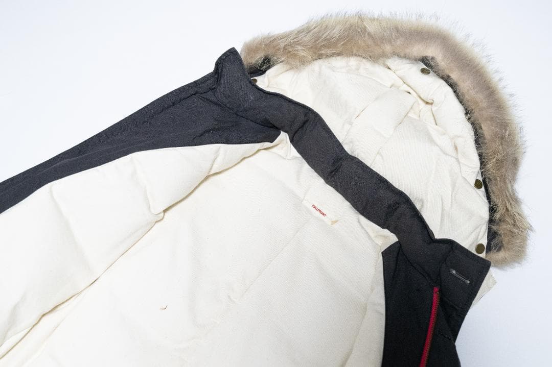 フルカウント モッズコート ファー付き ダークグレー