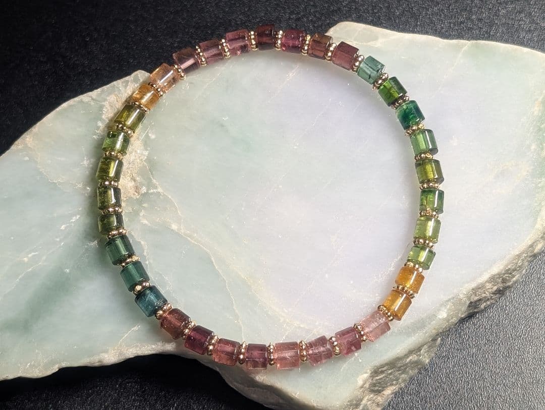 高品質透明感艶美可愛いマルチカラートルマリンデザブレ