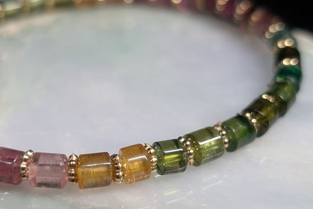 高品質透明感艶美可愛いマルチカラートルマリンデザブレ