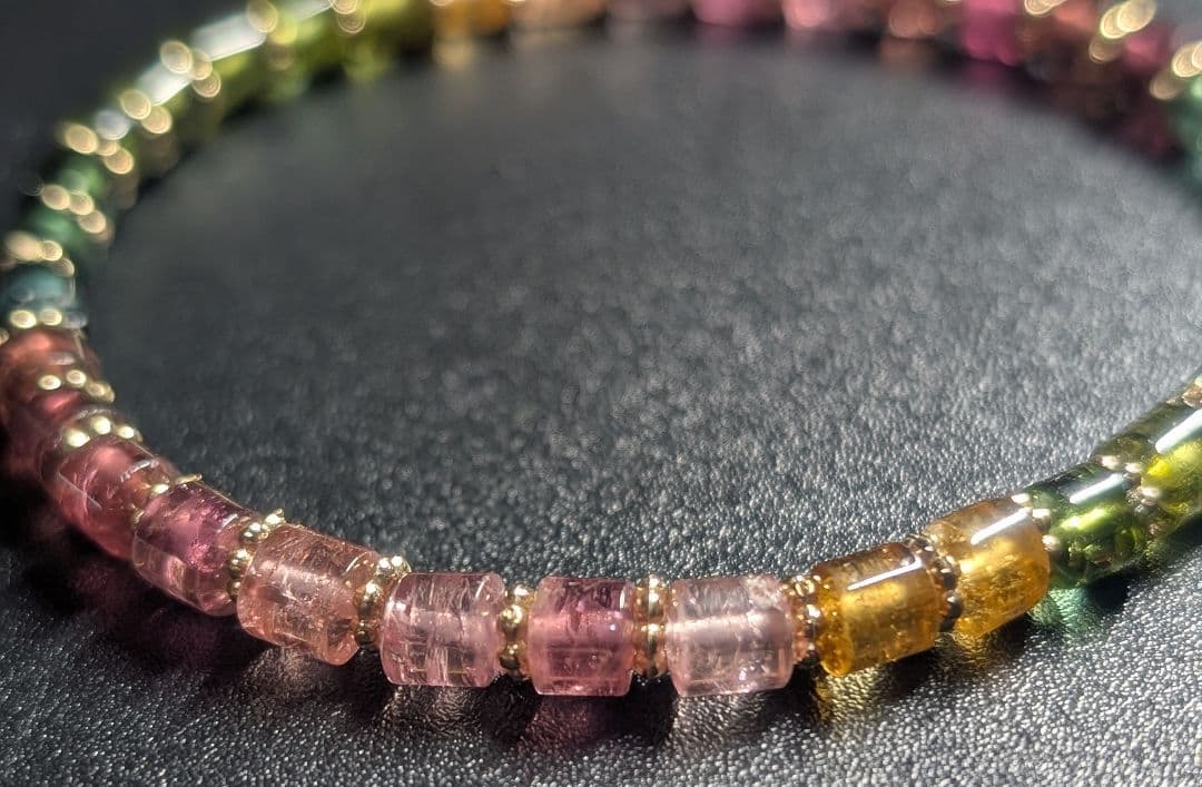 高品質透明感艶美可愛いマルチカラートルマリンデザブレ