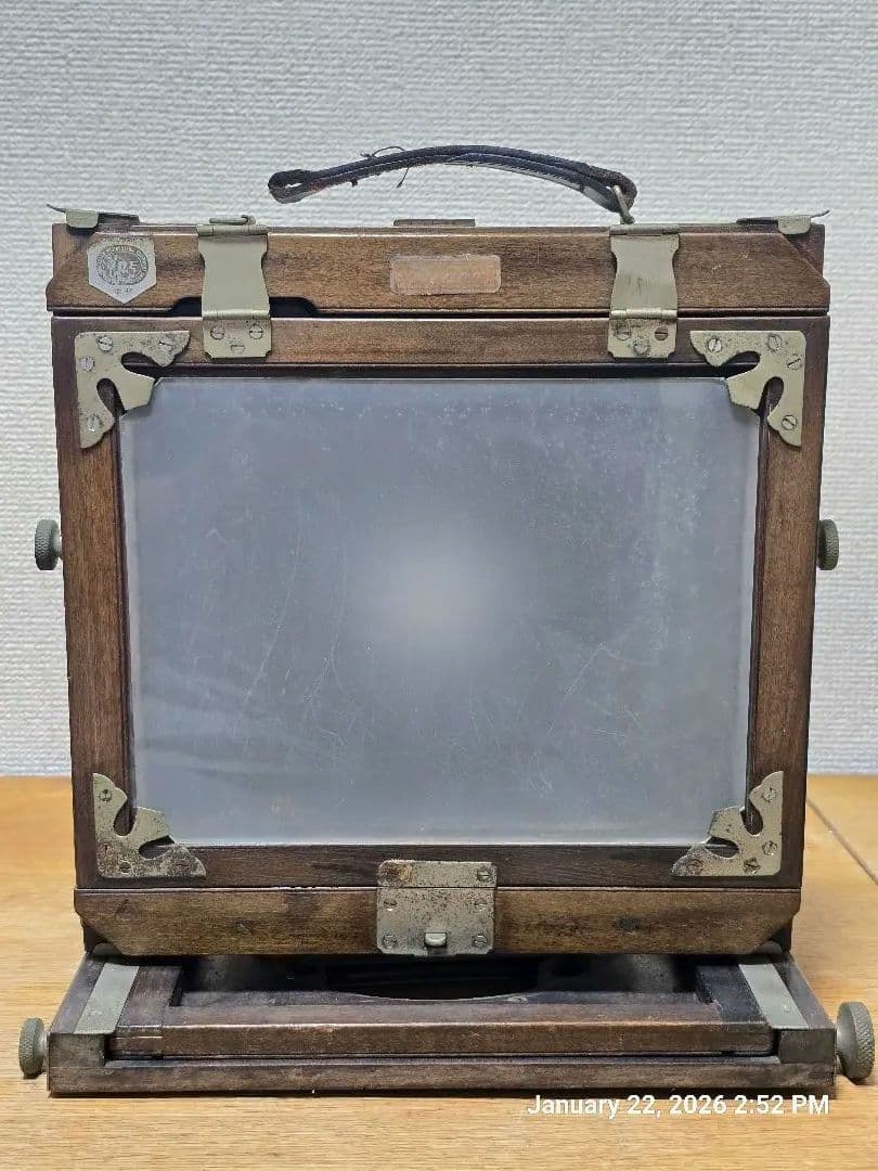 大判カメラ 木製 折りたたみ式 FUJINAR 4.5/135mm