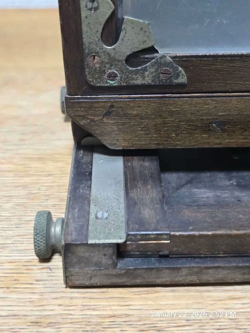 大判カメラ 木製 折りたたみ式 FUJINAR 4.5/135mm