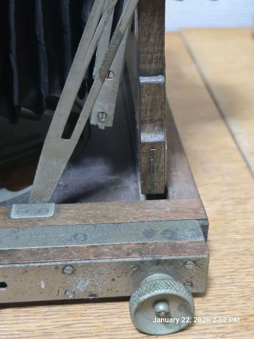 大判カメラ 木製 折りたたみ式 FUJINAR 4.5/135mm