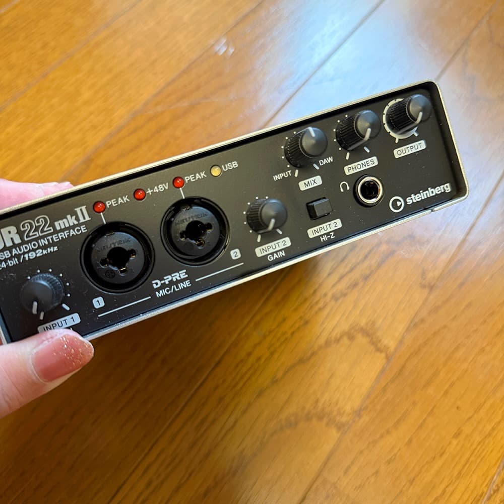 Steinberg UR22 mkII USBオーディオインターフェイス