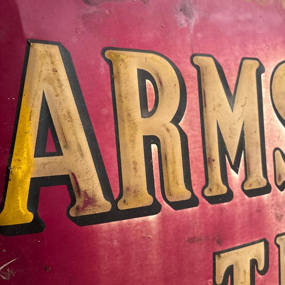 ケ*ン様 ARMSTRONG TIRES アンティークサイン