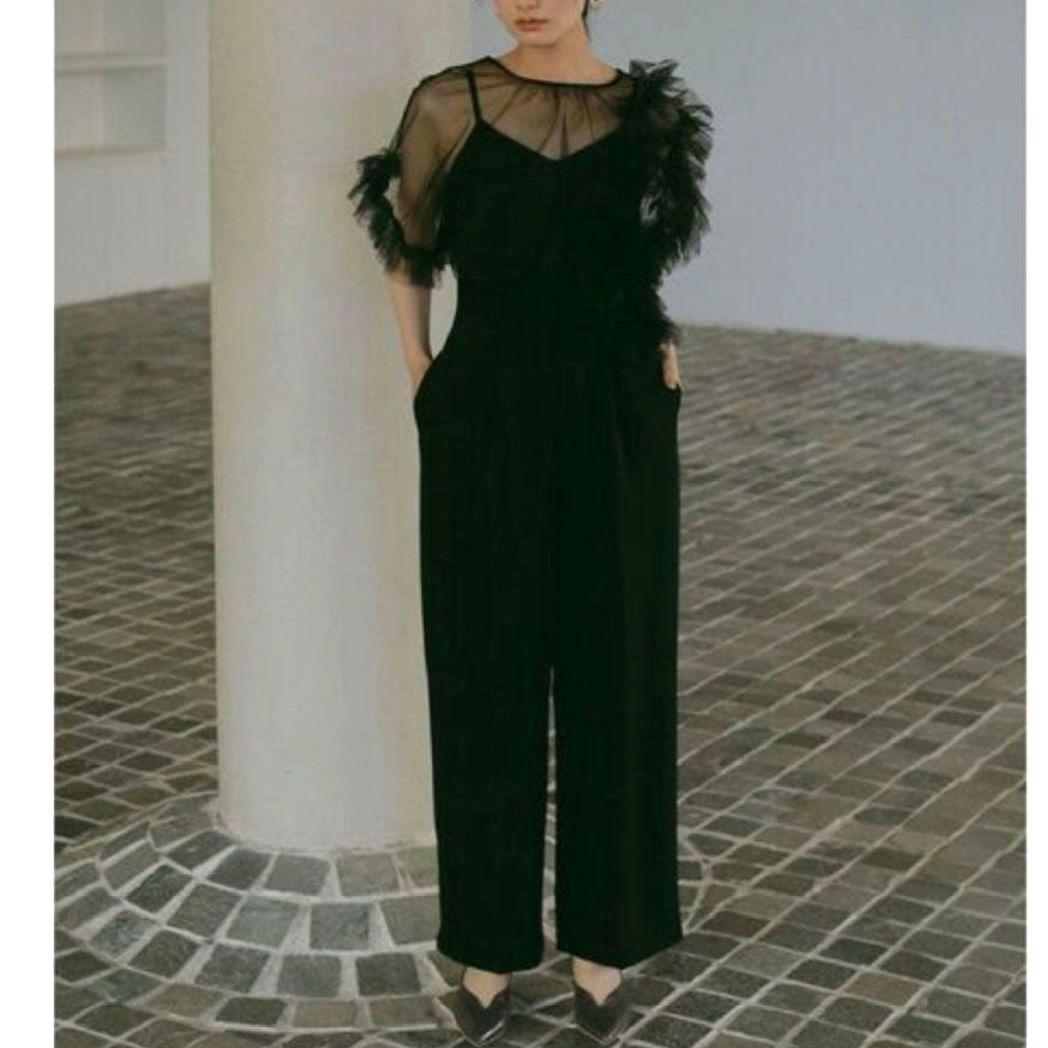 【LAGUNAMOON】チュールドッキング パンツドレス WEB限定 結婚式