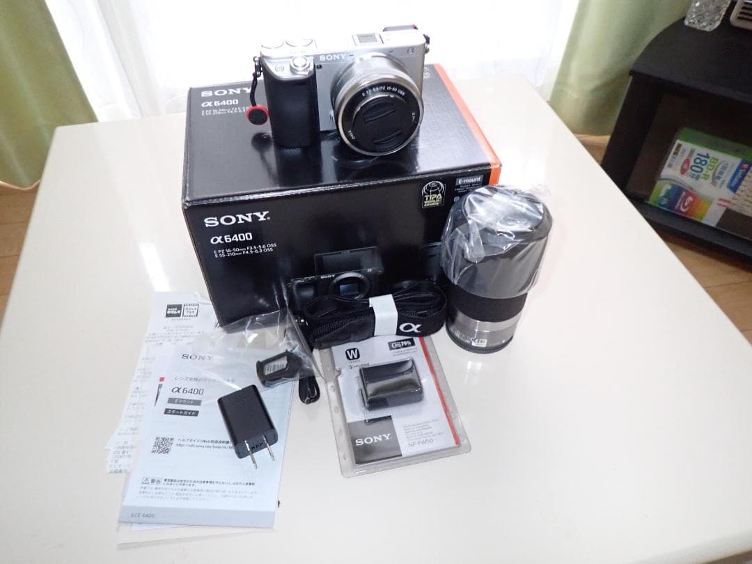 SONY ソニー α6400 ダブルズームレンズキット シルバー I