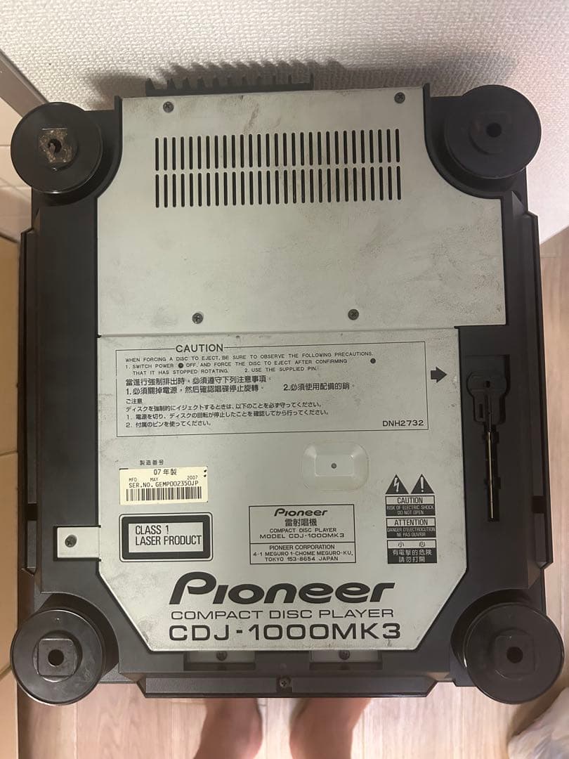 DJ機材 Pioneer CDJ1000mk3