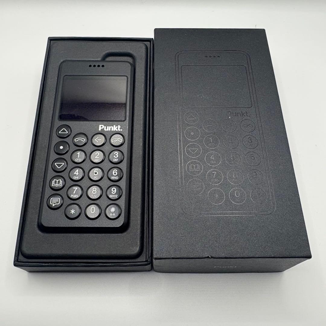 Punkt. MP02 ブラック ミニマリスト携帯 SIMフリー 動作確認済