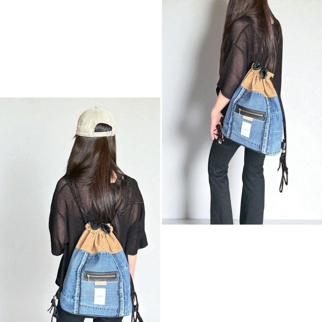 オトナのナップサック／デニムリメイク