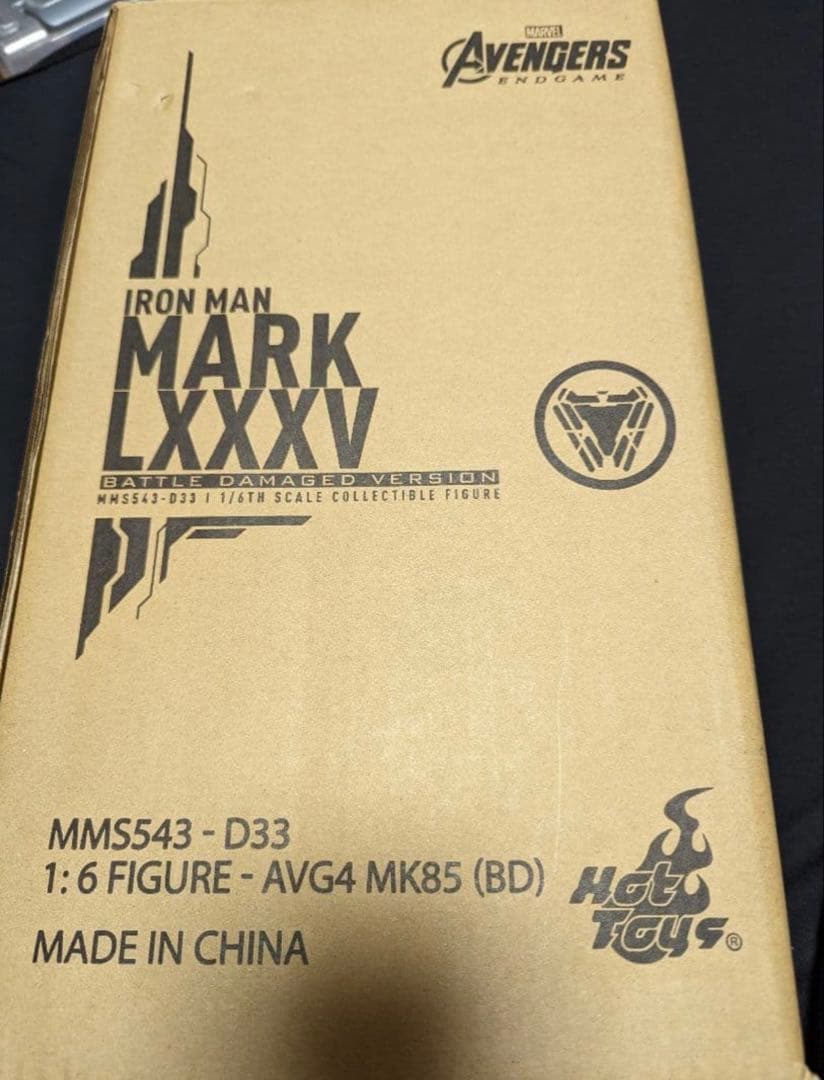 ホットトイズ アイアンマン　マーク85 バトルダメージ　hottoys