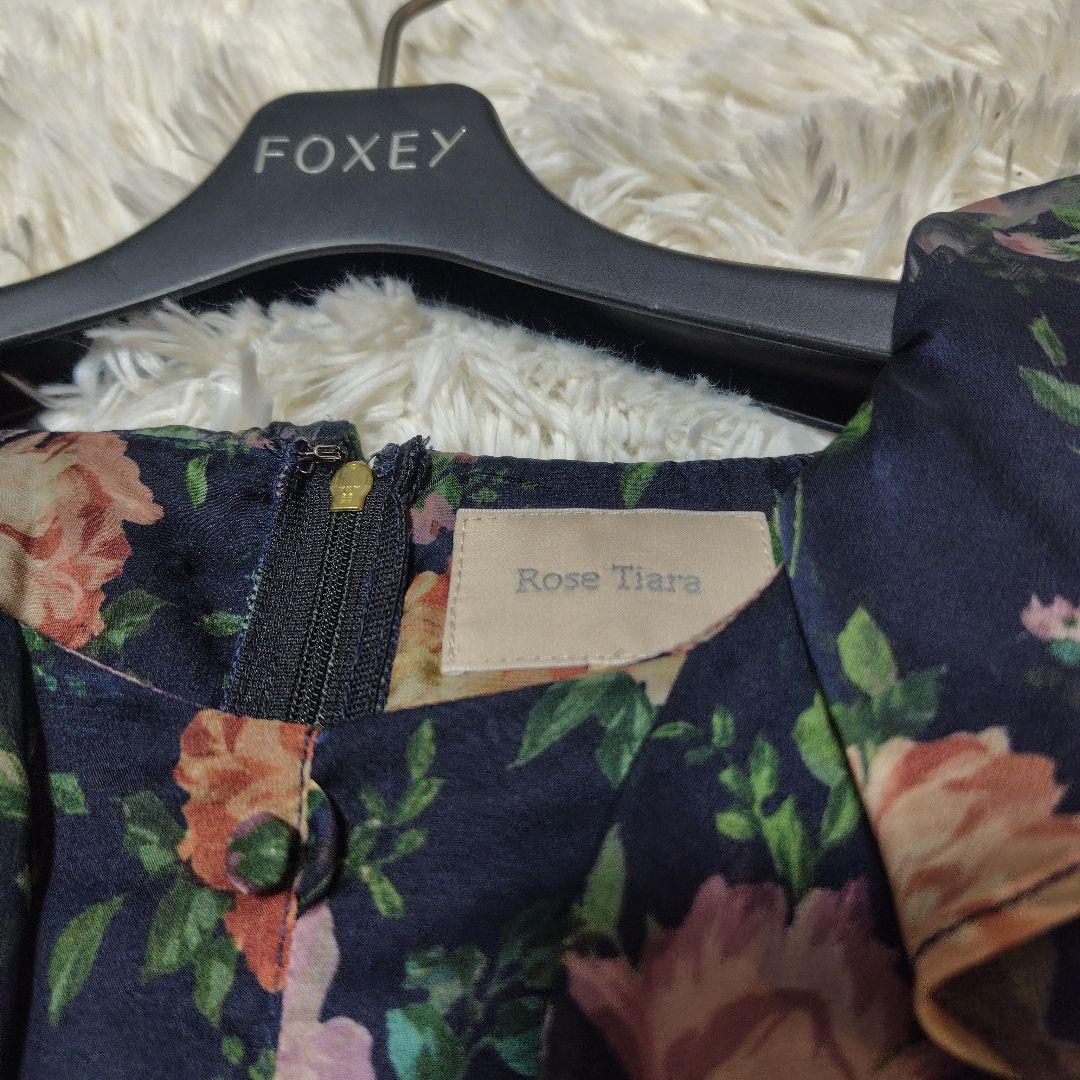 【未使用級♡2025モデル】希少46 ローズティアラ　フラワープリントワンピース