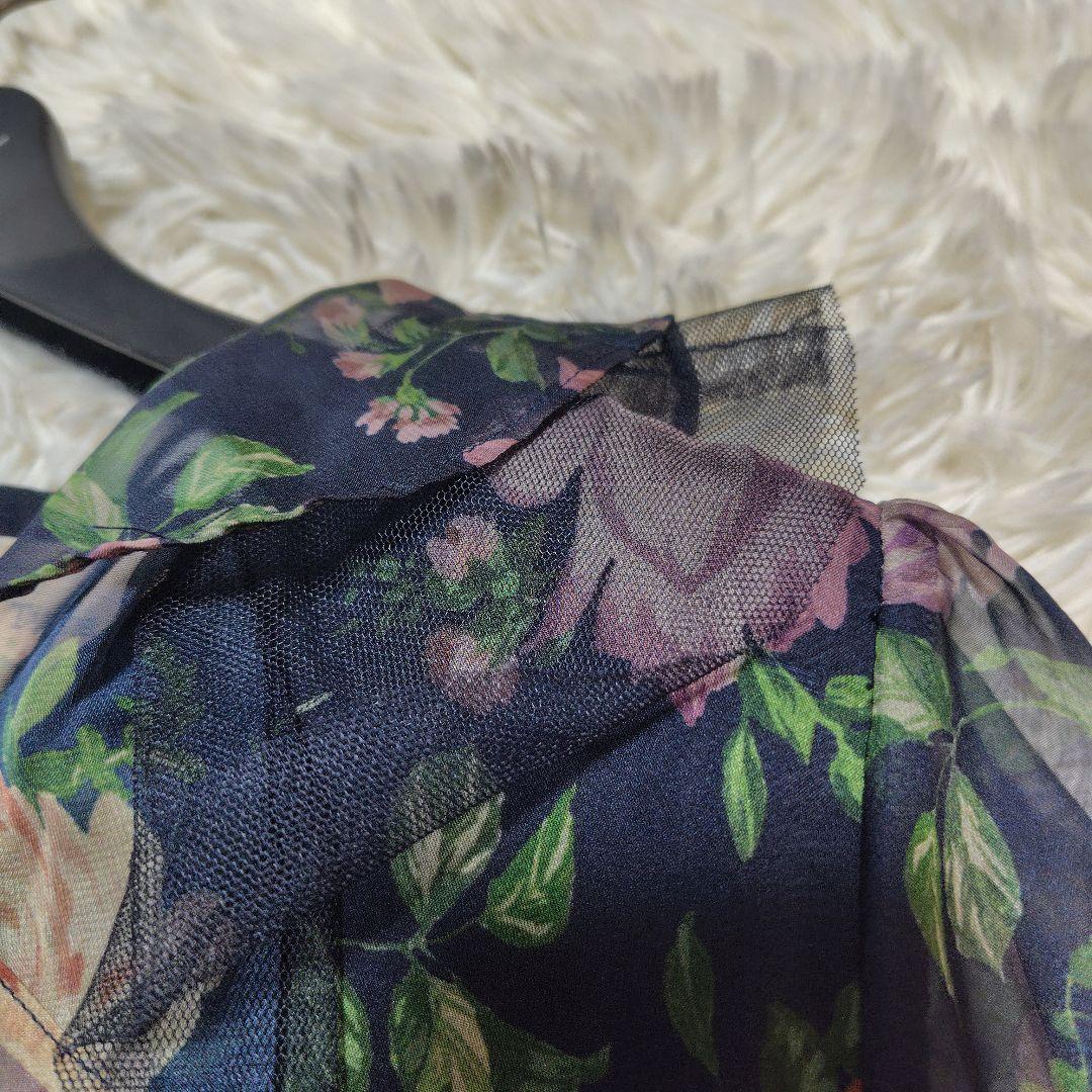 【未使用級♡2025モデル】希少46 ローズティアラ　フラワープリントワンピース