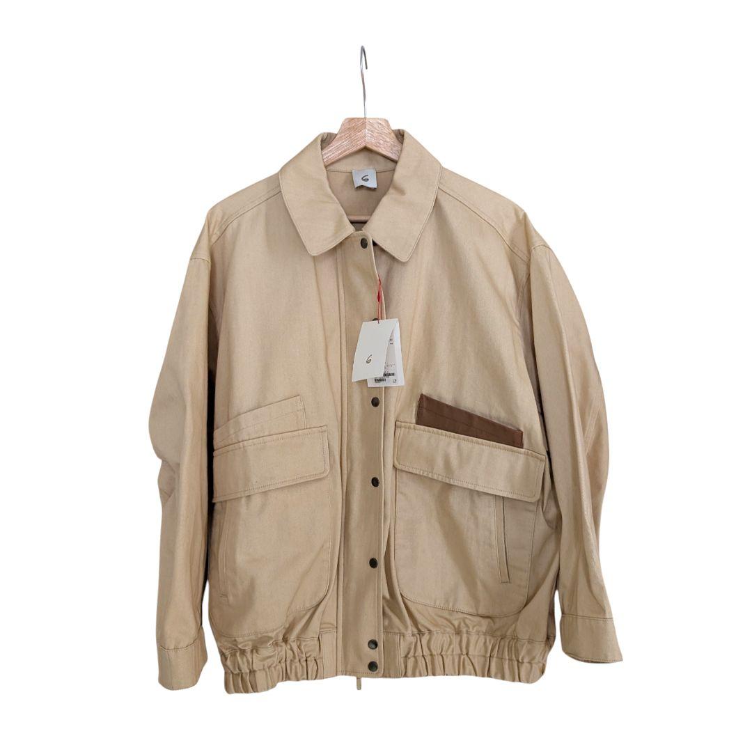 新品＜6(ROKU)＞コットン ビッグ ブルゾン 36