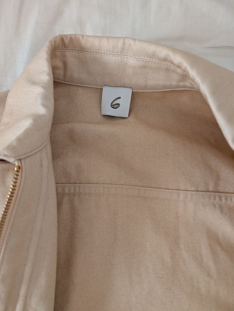 新品＜6(ROKU)＞コットン ビッグ ブルゾン 36