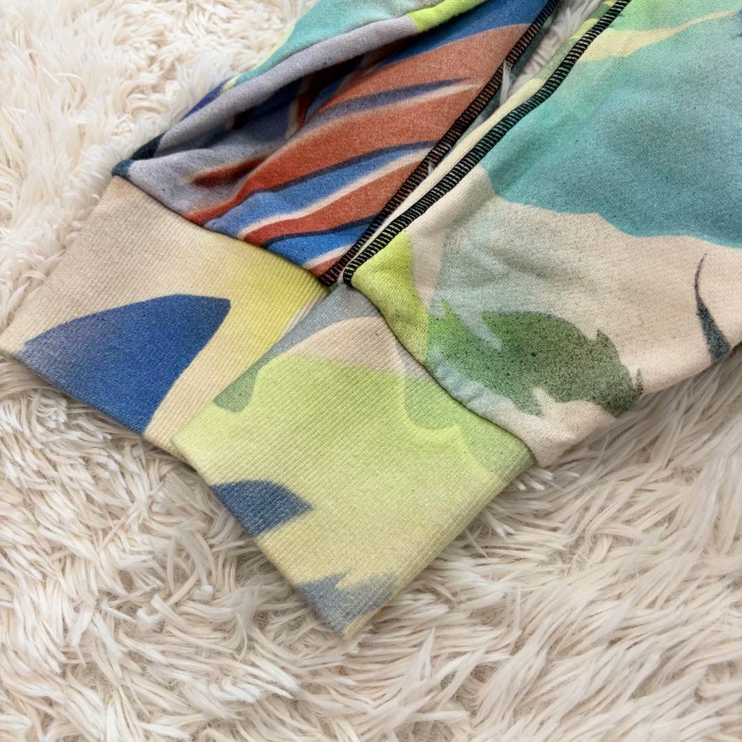 【極美品】2023年 ポールスミス プルオーバーパーカー 総柄 M