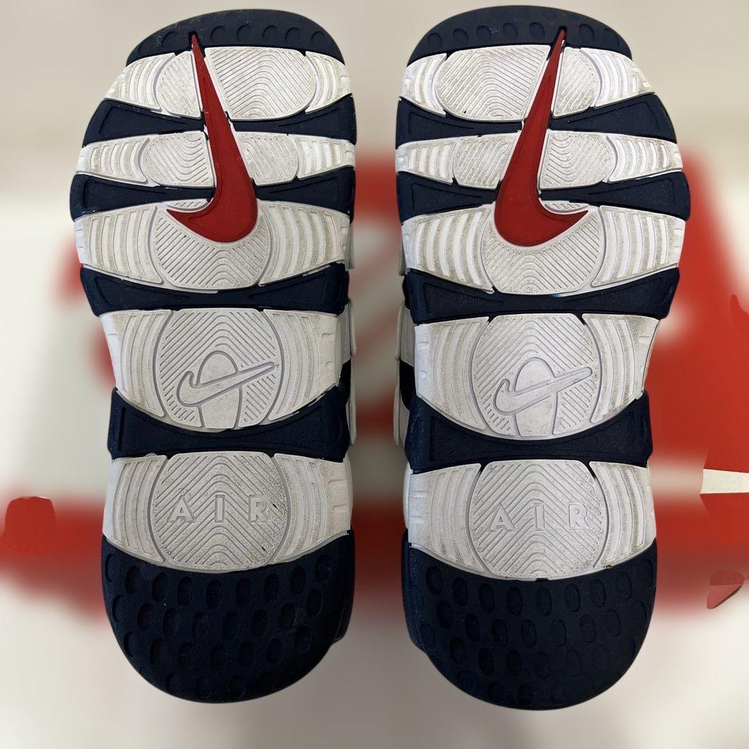 ナイキ エアモアアップテンポ スライド25cm ネイビー