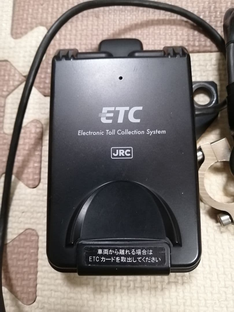 専用バイク　ETC JRC JRM-12 クランプ付き