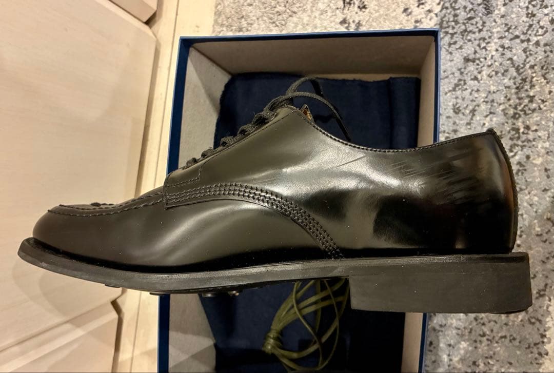 ト*ス様 MilitaryBroad-ArrowApronDerby【SANDE