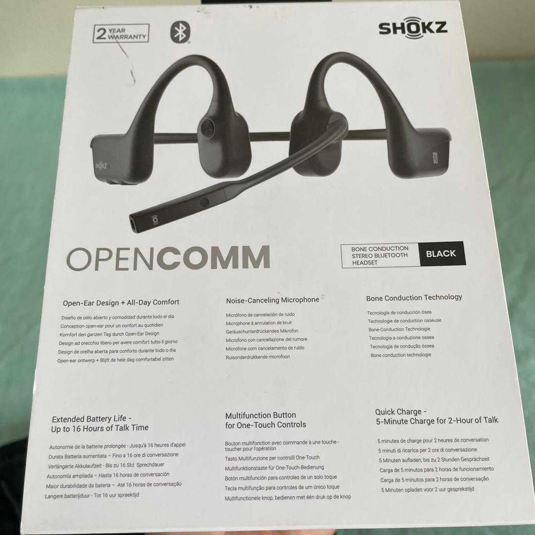 SHOKZ OpenComm C102 ブラック