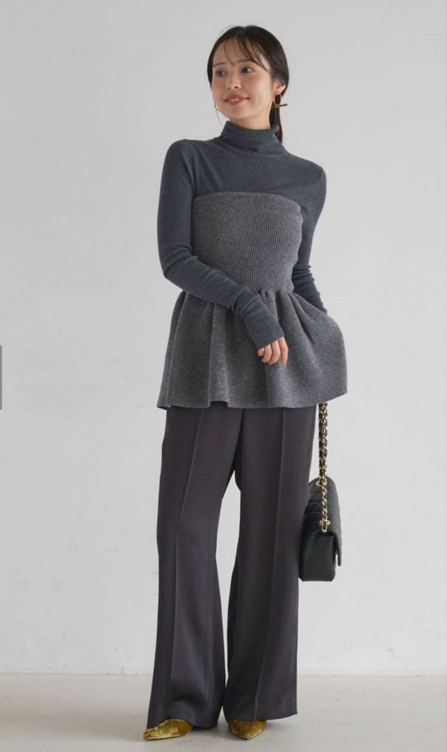 ノーブル　ニットビスチェ未使用品