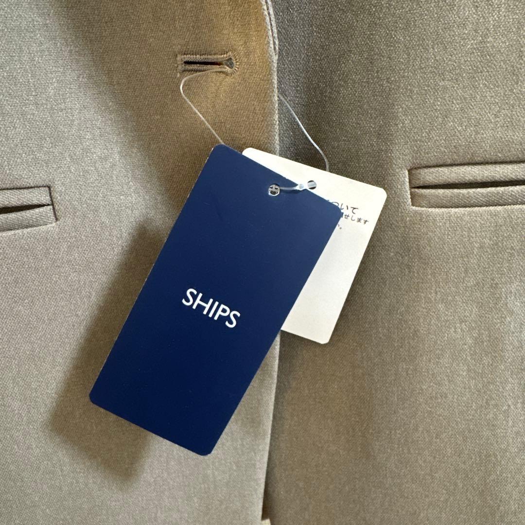 SHIPS ベージュ テーラードジャケット