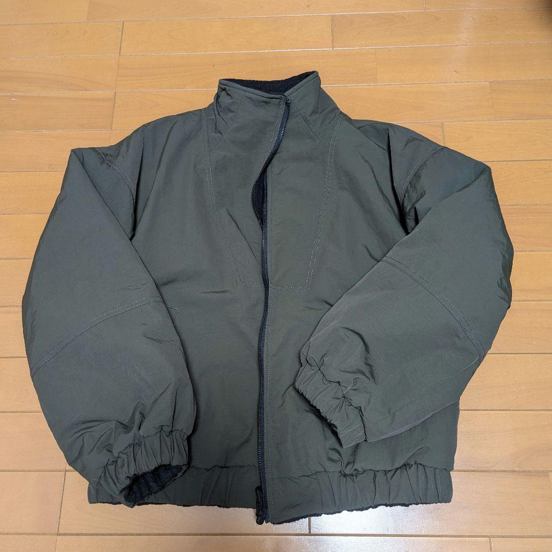 SHIPS any ナイロン リバーシブル スタンドカラーショートブルゾン