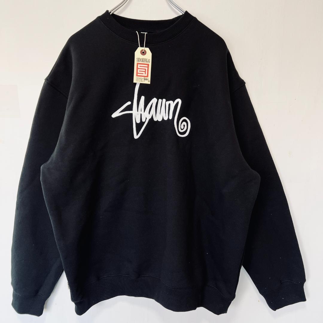 海外限定 トレーナー 刺繍 ワールドツアー 裏起毛 M エスダブル