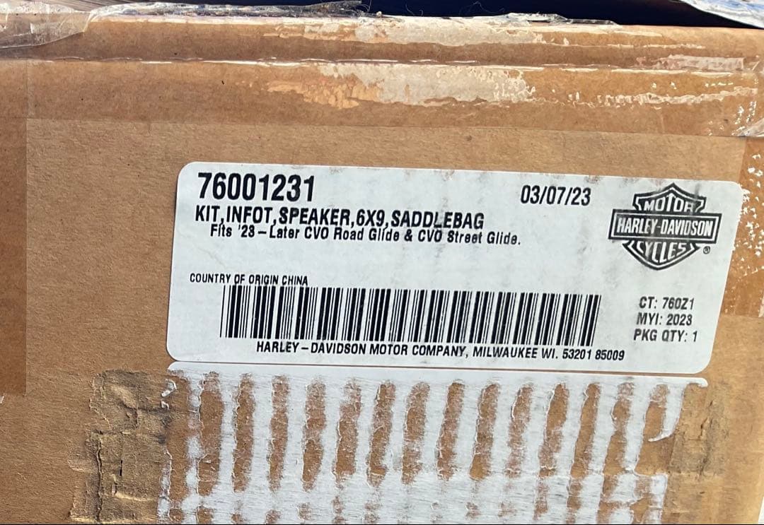 サドルバッグスピーカー Rockford Fosgate Stage III