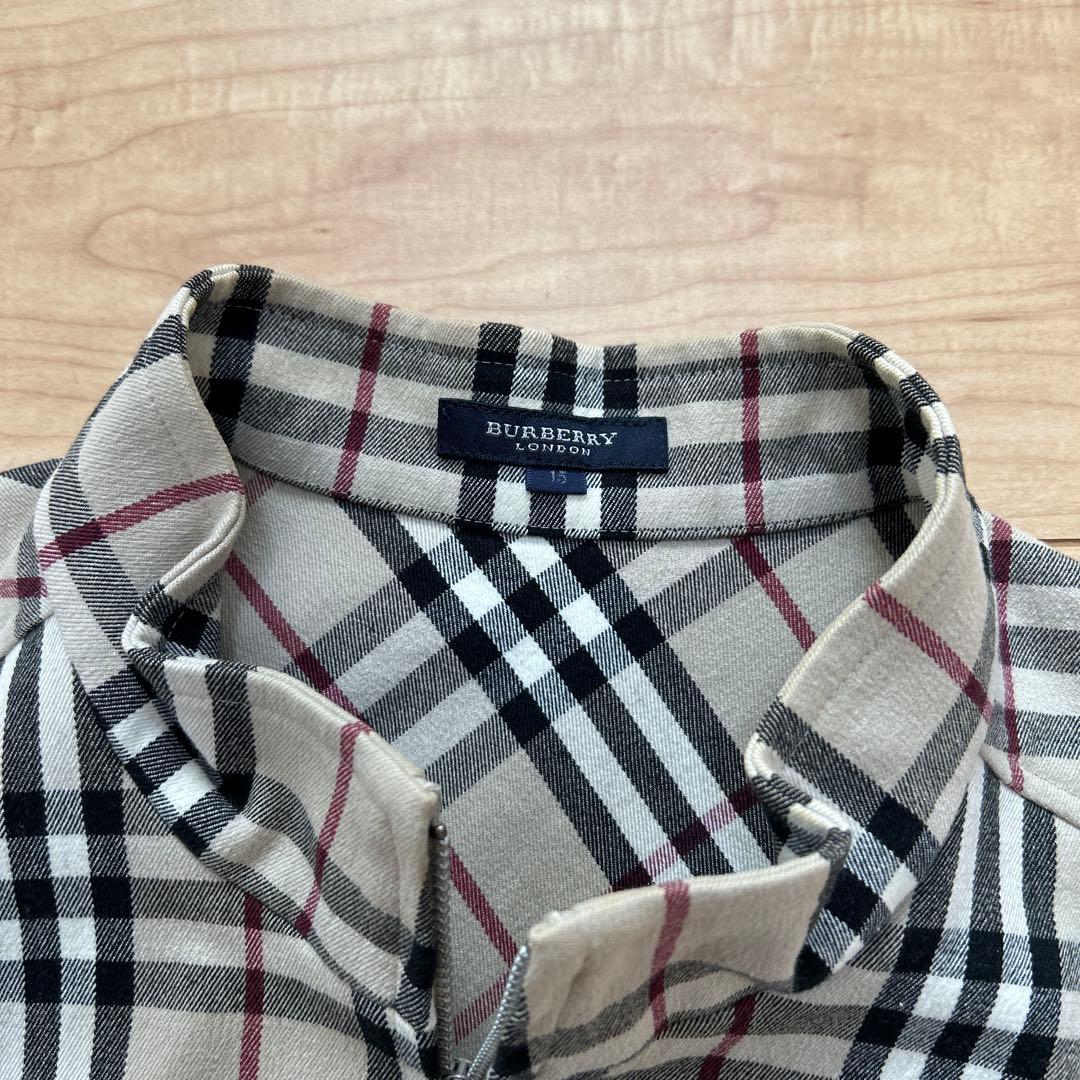 バーバリーロンドン　ノバチェック　ベスト　大きいサイズ　15