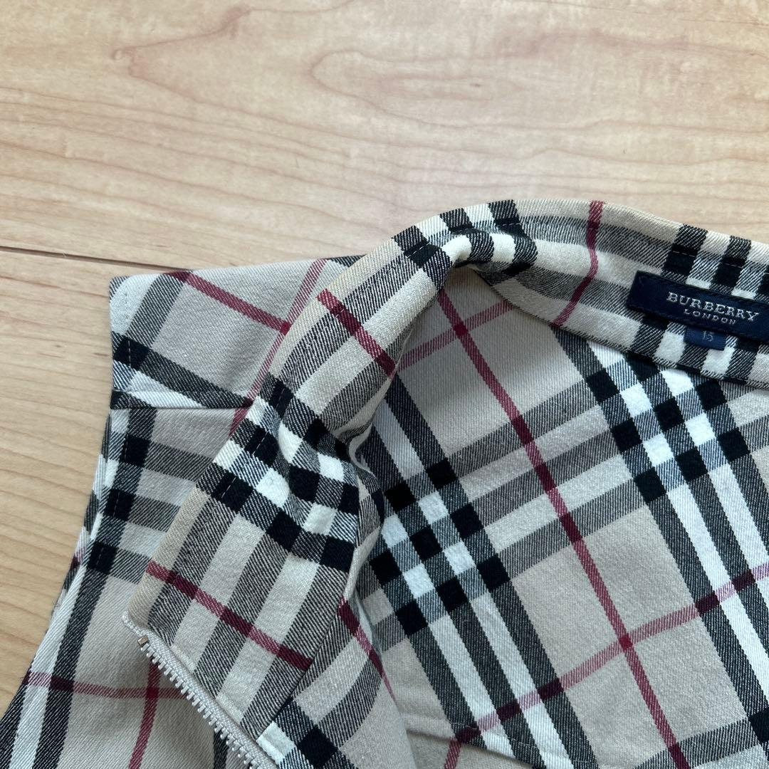バーバリーロンドン　ノバチェック　ベスト　大きいサイズ　15