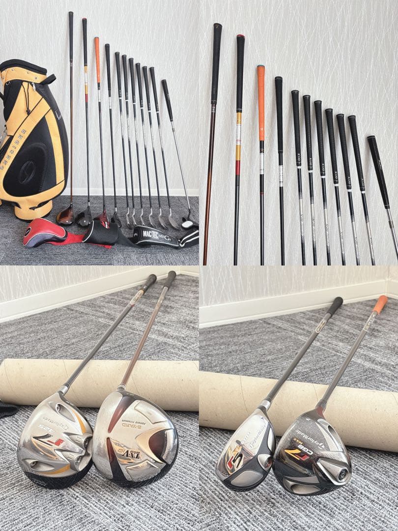 超豪華❗テーラーメイド/ゼクシオ★初心者用 メンズ ゴルフクラブセット