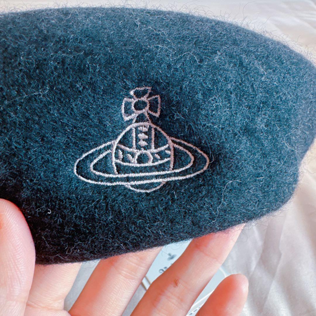 【新品】Vivienne Westwood ブラック ベレー帽