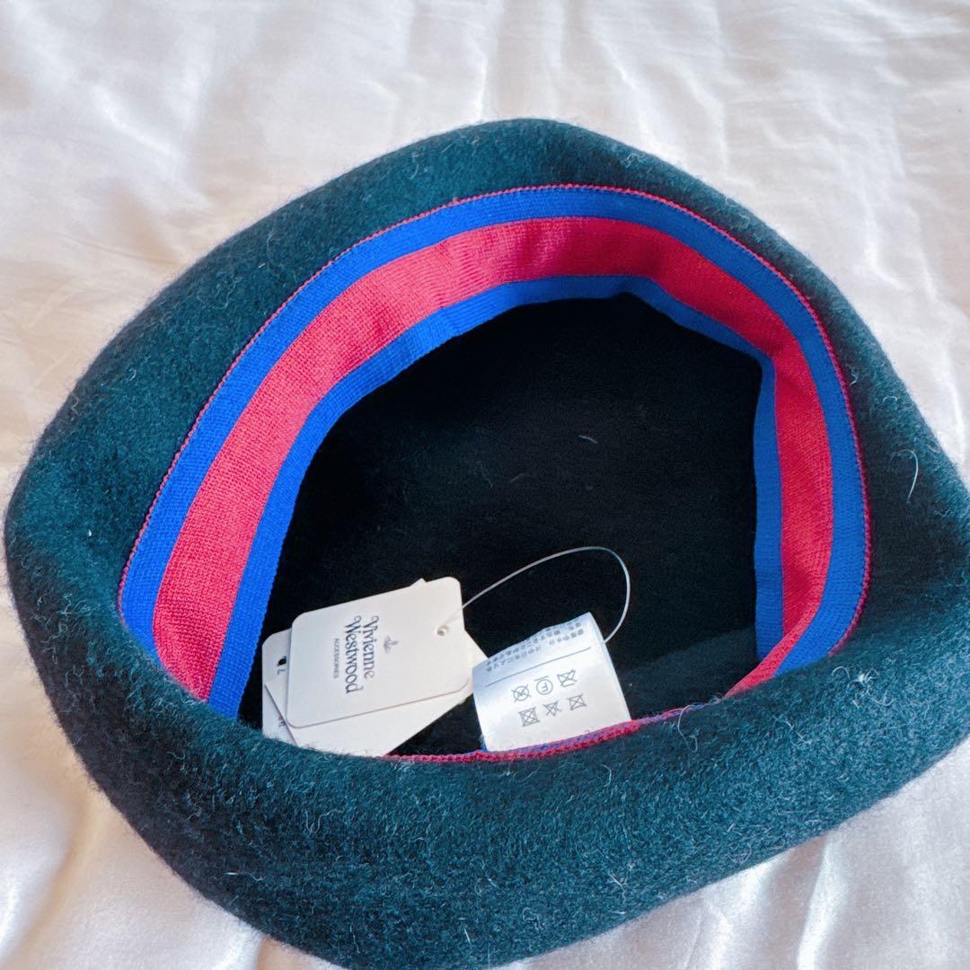 【新品】Vivienne Westwood ブラック ベレー帽