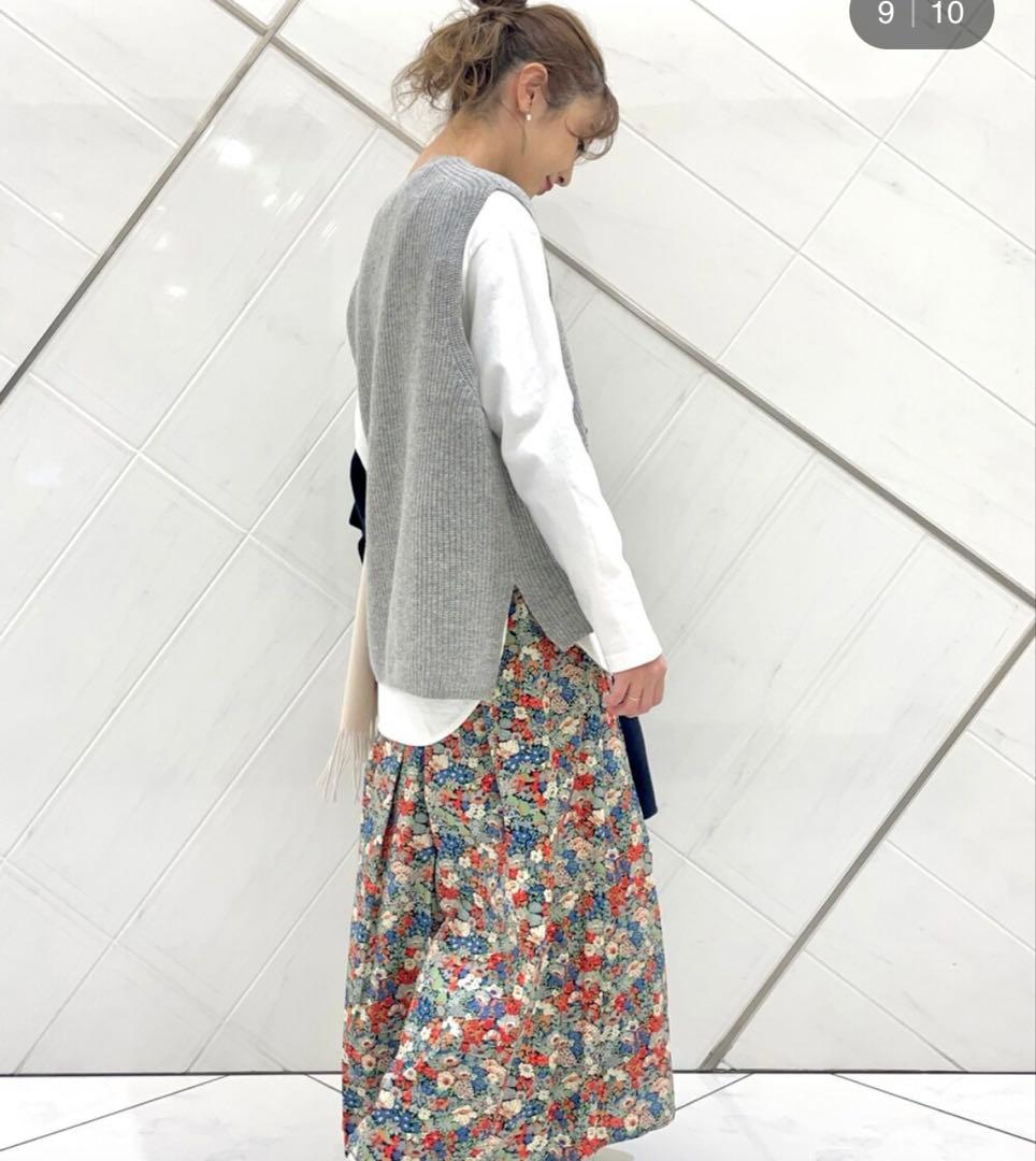 極美品　かぐれ　2023AW ハミルトンウールニットベスト