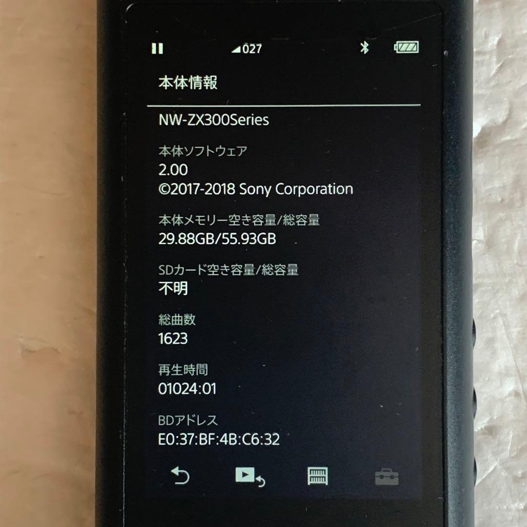 ジャンク ソニー SONY NW-ZX300 64GB